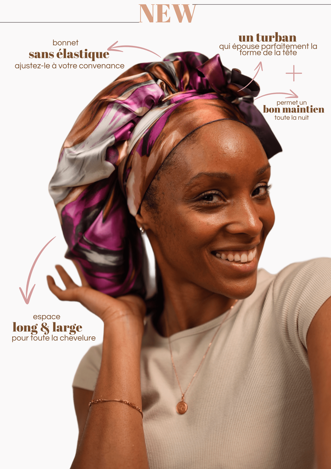 Bonnet à turban Silky 