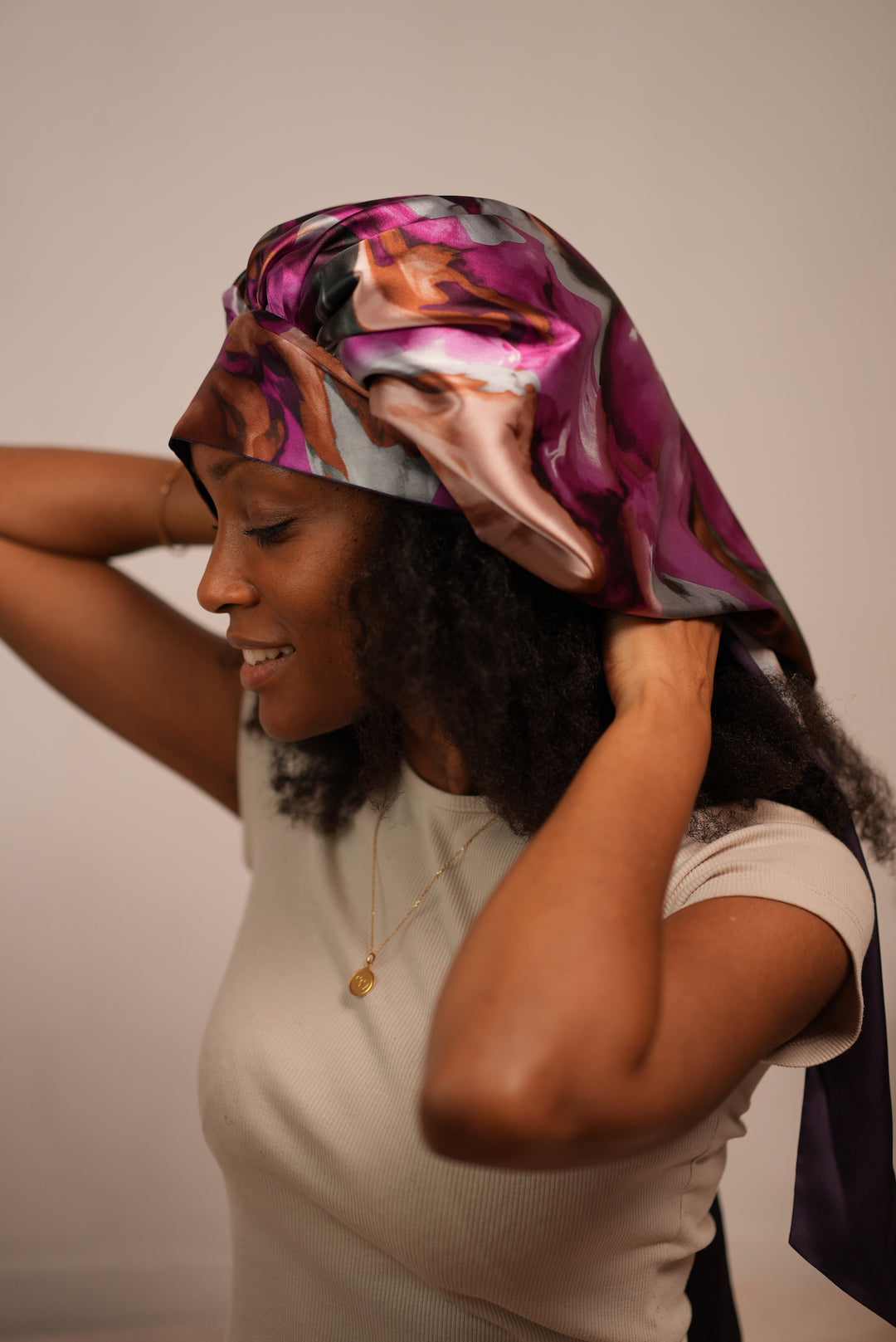 Bonnet turban SOFT SWIRL