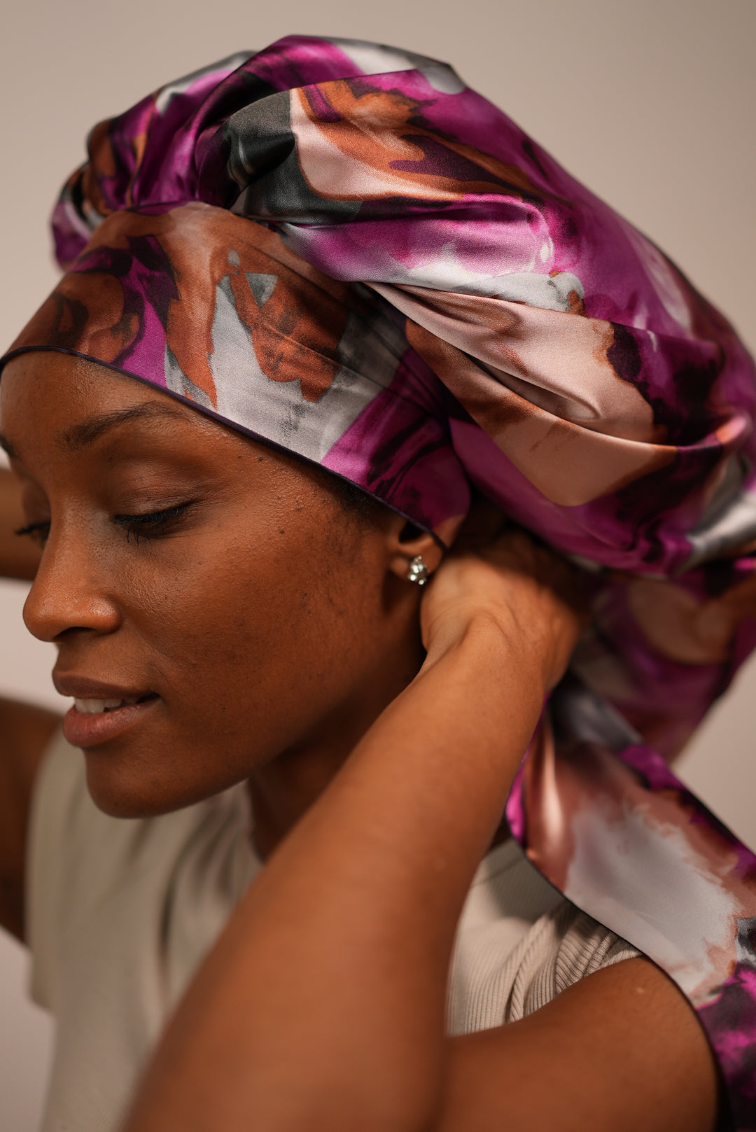 Bonnet turban SOFT SWIRL