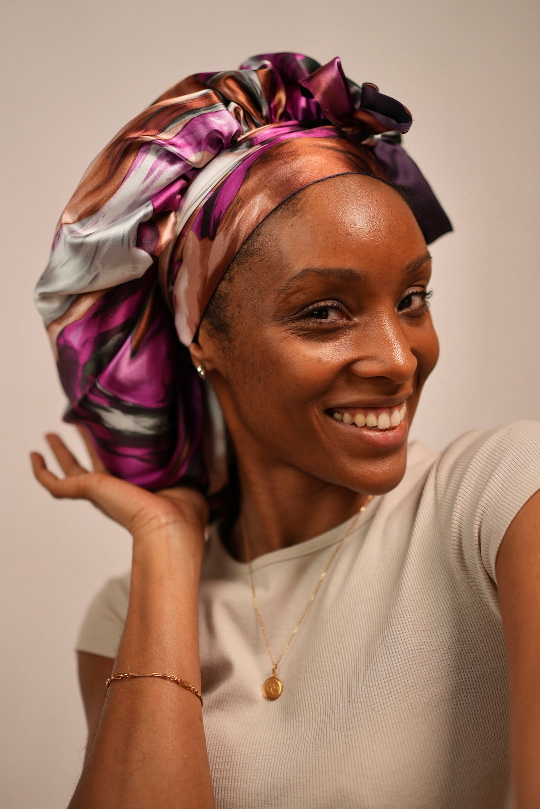 Bonnet turban SOFT SWIRL